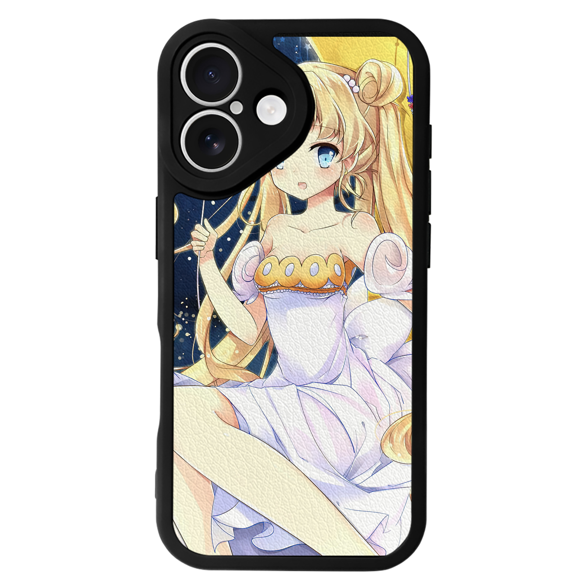 （画像用） 美少女戦士セーラームーン Sailor Moon 【iPhone 16シリーズ対応】シリコンスマホケース（レザー調） 材質：シリコン